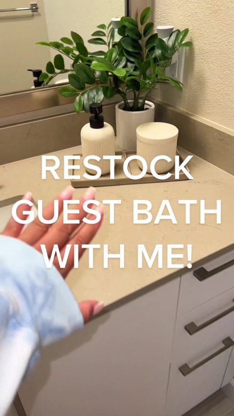 Guest Bathroom Restock, Bathroom Restock, Guest Bath, Guest Bathroom, My Family, Family Friends, Bath, Home Decor Decals, Home Decor