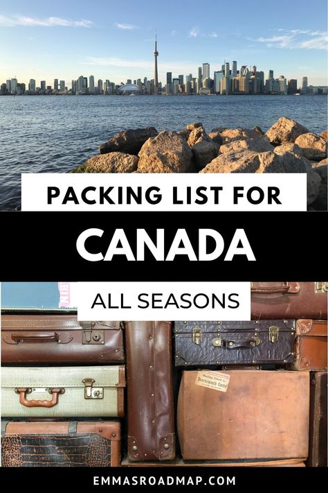 Canada Travel Packing List, Canada Outfits Fall, Packing For Canada Fall, Canadian Autumn Outfits, Vancouver Packing List Fall, What To Wear In Toronto Summer, Spring Canada Outfit, Fall Canada Outfits, Montreal Canada Fall Outfits