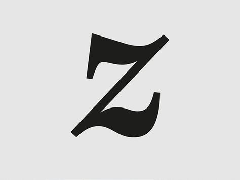 Serif Logo, Daily Newspaper, Letter Z, Typeface Design, Serif Typeface, Type Design, Baby Shark, Wrist Tattoos, Shoe Brands