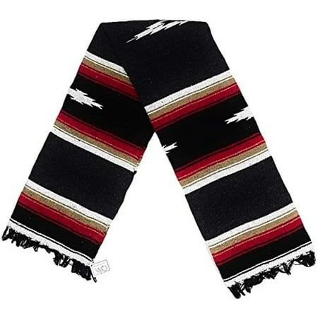 This Black Mexican blanket with Rust and White accents is a beautiful colorway for all seasons. For use indoor or outdoors, the diamond design and stripes give an authentic feel from Baja California. These are thicker, softer, and more tightly woven than a typical Falsa or serape blanket. Great for Yoga, home, picnic, beach, travel, outdoors, and more! Yoga Bed, Chloe Johnson, Retro Blanket, Southwest Blankets, Blanket Holder, Serape Blanket, Yoga Blanket, Mexican Blanket, Blanket Black