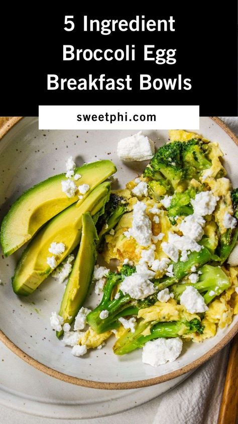 This 5 ingredient broccoli egg breakfast bowls recipe comes together super quickly and is a great option for vegetarian breakfast! Find the full recipe on the blog. Broccoli Breakfast, Meal Planning Recipes Healthy, Wisconsin Food, Breakfast Bowls Recipe, Quick Dishes, Vegetarian Breakfast, Egg Breakfast, Healthy Meal Plans, Chicken Dishes Recipes