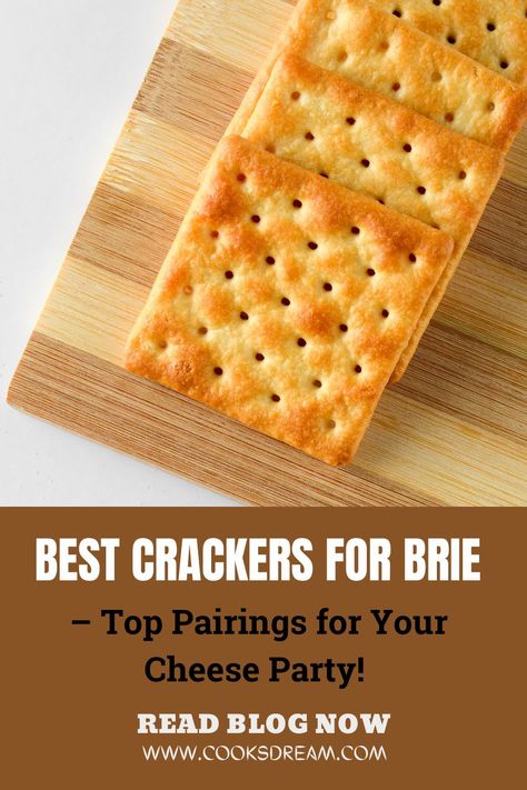 Brie Cheese And Crackers, Brie Crackers, Brie And Crackers, What To Serve With Brie Cheese, Brie Cheese Board, Ways To Use Brie Cheese, Recipes For Brie Cheese Party Appetizers, How To Eat Brie Cheese, How To Serve Brie Cheese