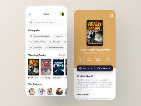 Web Design Books, Library App, App Design Layout, Mobile App Design Inspiration, Booking App, Mobile Ui Design, App Template, App Design Inspiration, Mobile App Ui