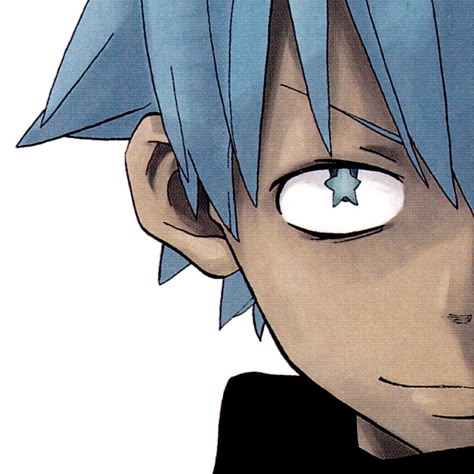 Angry Anime Pfp, Blackstar Soul Eater Icons, Soul Eater Pfp Matching, Dtk Soul Eater, Black Star Icon, Soul Eater Art, Soul Eater Kid, Black Star Soul Eater, Orihime Bleach