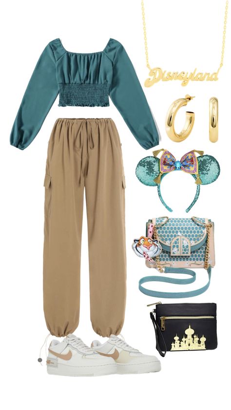 Disney Jasmine Outfit Ideas, Jasmine Bounding Outfits, Disney Pixar Inspired Outfits, Princess Jasmine Modern Outfit, Disneybound Outfits Jasmine, Jasmine Aesthetic Outfit, Aladdin Outfit Ideas, Princess Jasmine Aesthetic Outfit, Modern Jasmine Outfit