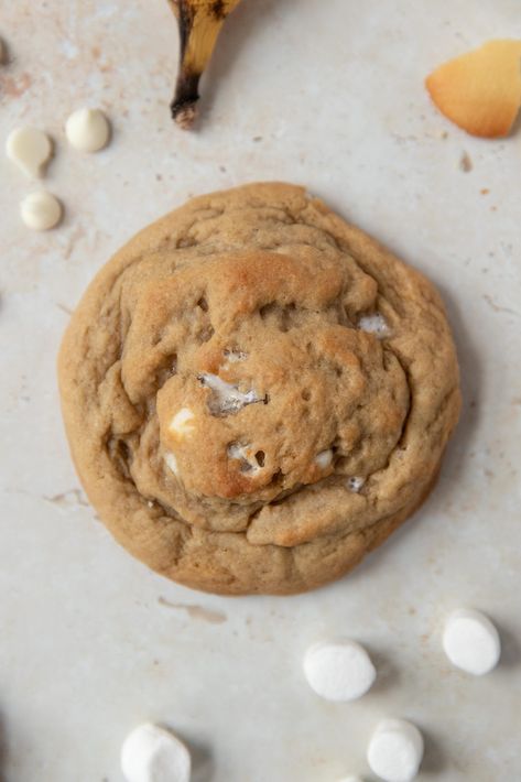 Banana Cream Pie Cookies, Cream Pie Cookies, The Palatable Life, Palatable Life, Banana Pudding Cookies, Crumbl Cookies, Banana Cookies, Pie Cookies, Gourmet Cookies