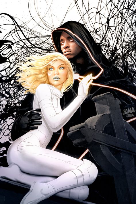 All-New Ultimates #9 Cover by DNA-1.deviantart.com on @deviantART. Cloak and Dagger Dagger Marvel, Aubrey Joseph, Tyrone Johnson, David Nakayama, Magnetic Frame, Cloak And Dagger, Marvel Comics Art, Trends International, Top Trending