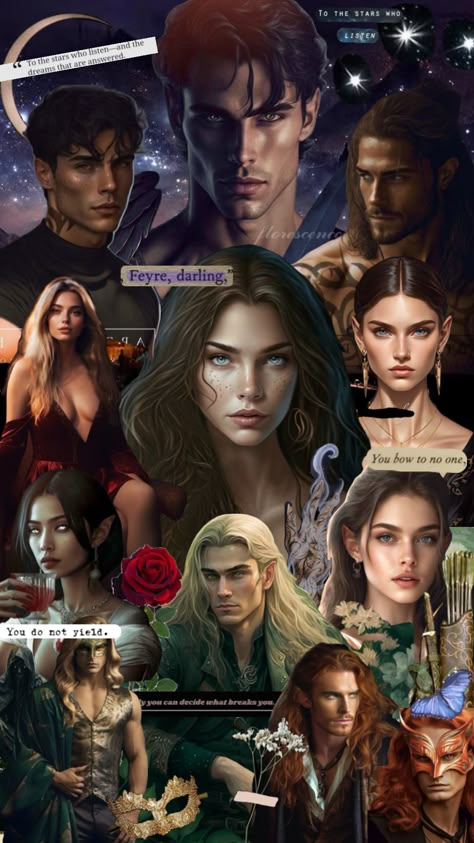 #acotar #acourtofthornsandroses #tamlin #rysand #feyre #feyrearcheron #cassian #azriel #morigan #nestaarcheron #elainarcheron #lucian #surriel Acotar Fan Art, Cassian Azriel, Romance Book Covers Art, Feyre And Rhysand, Book Reading Journal, Fantasy Romance Books, Acotar Series, Romance Book Covers, Court Of Mist And Fury