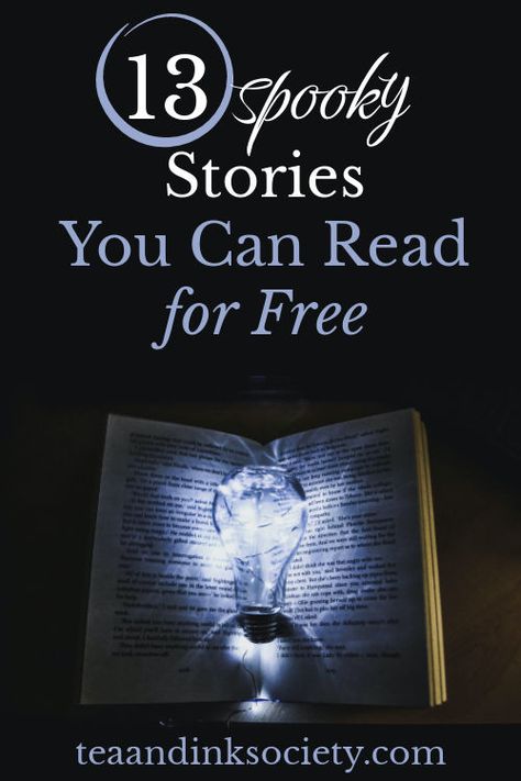 Discover 13 scary, spooky short stories from the vaults of classic literature! You can read these short horror and ghost stories for free online. Read these spooky stories aloud or curl up with one for autumn seasonal reading on a windy night! via @tandinksociety Spooky Stories True, Spooky Story Writing, Short Ghost Stories, Spooky Campfire Stories, Spooky Short Stories For Middle School, Best Spooky Books, Halloween Short Stories, Windy Night, Best Ghost Stories