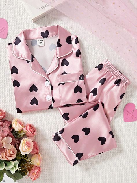 Cute Nightwear, Pajamas For Girls, Hard Suitcase, Pajamas All Day, Rosa Coral, Cute Pjs, Pajama Fashion, Pants Short, Cute Sleepwear