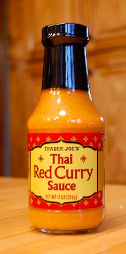 Trader Joe's Red Curry Sauce Recipes, Trader Joes Red Curry Recipe, Trader Joe’s Red Curry Sauce, Trader Joe’s Thai Red Curry Sauce Recipes, Trader Joe’s Thai Red Curry Sauce, Curry Simmer Sauce Recipe, Thai Red Curry Sauce Recipe, Thai Curry Soup, Red Curry Noodle Soup