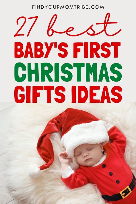 Are you looking for some baby's first Christmas gifts? Check out this list of the best new baby gifts and choose the one you like. #best #christmas #gift #ideas #baby #babysfirstchristmas #stockingstuffers #ideas #affordable #guide #kids #children #family #love #holiday #momtips #presents #christmasgiftsforkids #findyourmomtribe Christmas Presents For Babies, First Christmas Gifts, Newborn Christmas Gifts, Practical Christmas Gift, Christmas Santa Gifts, Baby's First Christmas Gifts, Christmas Gifts Ideas, Baby Boy Christmas, Cheap Christmas Gifts