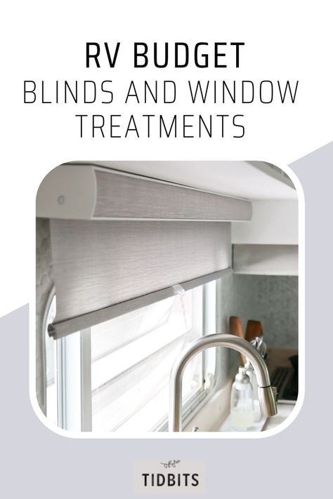 Let’s discuss the 3 varieties of RV window treatments we installed in our RV renovation. With the options for DIY, budget friendly, and splurge blinds – there is no need to hate your RV windows for another second!