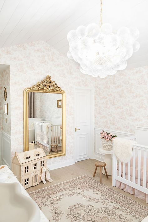 Amalia's Nursery Refresh | Nabela Noor Home Girly Girl Things, Nabela Noor Home, Nabela Noor, Girly Nursery, Princess Nursery, Toddler Girl Room, Nursery Room Design, Baby Room Inspiration, Dream Nurseries