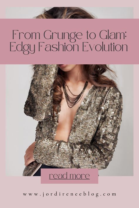 Explore the evolution of edgy fashion, from its grunge roots to its modern-day glamor. Discover how this style has transformed over the years and continues to inspire. #edgyfashion #fashionhistory #grunge #glam #styleevolution Edgy Fashion Style, Edgy Capsule Wardrobe, Body Positive Fashion, Fashion Evolution, Timeless Fashion Pieces, Capsule Wardrobe Essentials, Curvy Fashionista, Evolution Of Fashion, Fitted Turtleneck