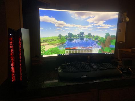 My son loves Minecraft and watching gamer videos. He wants to make his own (hes 7). I just bought him a new gaming rig so he can play Minecraft on the highest settings and edit videos. Tonight Im setting it up to surprise him in the morning. My wife is pissed his computer is better than hers now. https://ift.tt/2mPFlUL Check out Mystikz Gaming https://ift.tt/2tVNFmJ Playing Minecraft Aesthetic, Minecraft Computer, Computer Minecraft, Gaming Minecraft, Playing Minecraft, Play Minecraft, Play Computer Games, Computer Photo, Computer Set