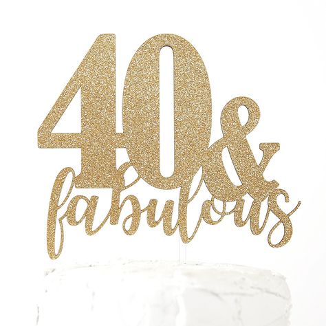 70th Birthday Cake Topper, 40 Cake Topper, 70 And Fabulous, 40th Birthday Cake Topper, 14th Birthday Cakes, 70th Birthday Decorations, 70th Birthday Cake, 40 Birthday, 40 & Fabulous