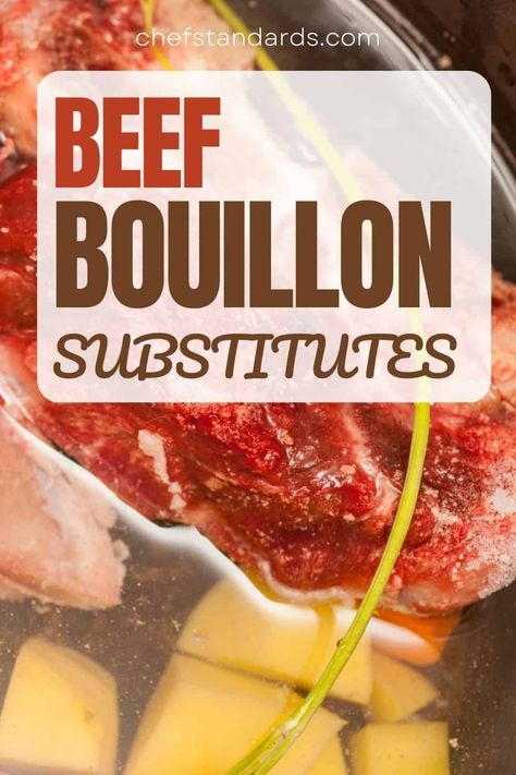 Diy Beef Bouillon Powder, Beef Bouillon Recipe, Bouillon Recipe, Substitute Ideas, Cooking Substitutions, Vegan Beef, Home Canning Recipes, Healthy Beef, Paleo Beef