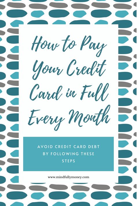 Wondering how to pay your credit card in full each month? Maybe you know you’re supposed to pay your credit card off each month, but you’re not sure what amount to pay or how to time it. This guide to paying off your credit card is for you. #creditcards #howtousecreditcards #financetips #debtfree Ways To Build Credit, Credit Card Hacks, Money Financial, Build Credit, Paying Off Credit Cards, Credit Card Payment, Improve Your Credit Score, Credit Card Statement, Financial Coach