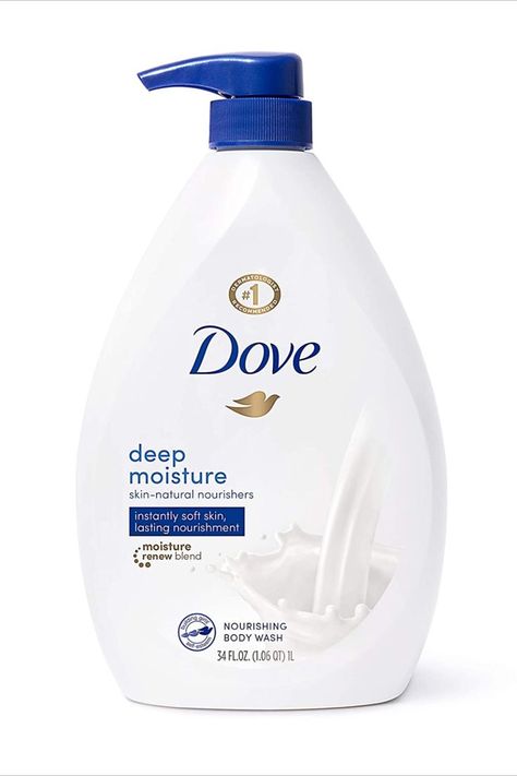 Dove Body Wash with Pump with Skin Natural Nourishers for Instantly Soft Skin and Lasting Nourishment Deep Moisture Effectively Washes Away Bacteria While Nourishing Your Skin, Dove Body Wash, Shower Skin Care, Healthy Skin Tips, Shower Routine, Skin Cleanser Products, Moisturizing Body Wash, Smoother Skin, Body Skin Care Routine, Personal Hygiene