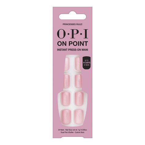 OPI Princesses Rule! Press-On Nails OPI OPI Princesses Rule! Press-On Nails | Pink | Sally Beauty Opi Princesses Rule, Opi Shades, Pretty Edgy, Pink Press On Nails, Nail Tek, How To Remove Glue, Nails Opi, Damaged Nails, Classic Nails