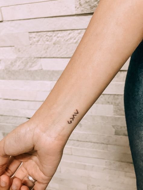 Dainty Tattoo Back Of Arm, Cute Small Christian Tattoos For Women, Small Meaningful Tattoos God, Small Tattoos For Christians, Small Biblical Tattoos Simple, Small Wrist Tattoos For Women Christian, Mini Tats Christian, Christen Tattoos Ideas, Minimalist Christian Tatoos