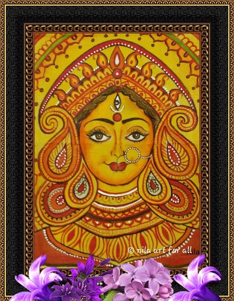 Fabric painting, Canvas painting, acrylic painting. Maa Durga Acrylic Painting On Canvas, Durga Acrylic Painting, Maa Paintings, Durga Maa Paintings, Canvas Painting Acrylic, Oil Pastel Drawings Easy, Jai Mata Di, Interesting Drawings, Big Gift