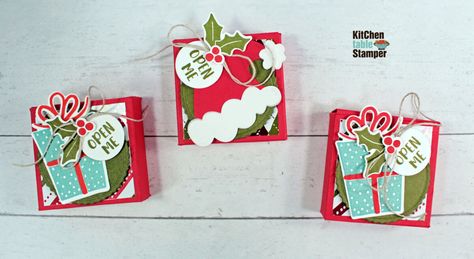 Treat Boxes Diy, Ghirardelli Peppermint Bark, Every Other Thursday, Treat Box Template, 3d Paper Projects, Christmas Treats Holders, Christmas Treats Boxes, Christmas Treat Bags, Easy Treat