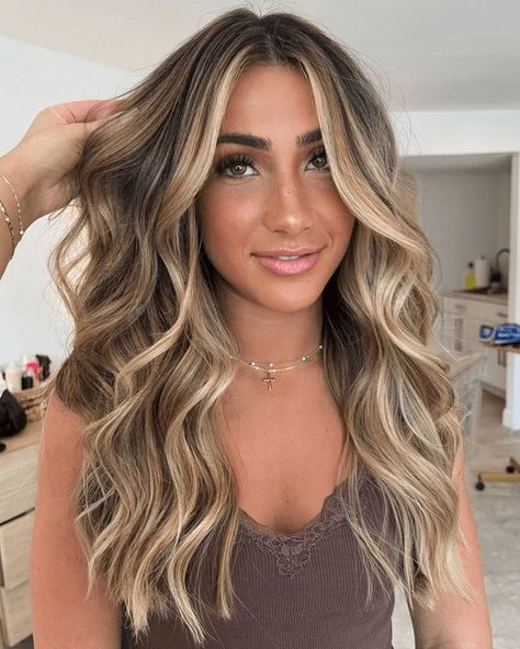 Medium To Long Length Hair With Layers, Long Summer Haircuts, Summer Haircut Ideas, Blonde Light Brown Hair, Highlights Brown Hair Balayage, Light Brunette Hair, Summer Haircut, Perfect Blonde Hair, Fall Blonde Hair