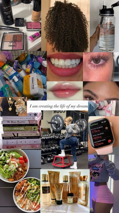 Vision Board Wallpaper, Simple Makeup Tips, Dream Vision Board, Vision Board Manifestation, Vision Board Inspiration, Healthy Lifestyle Motivation, Beauty Goals, Oral Health Care, Healthy Lifestyle Inspiration