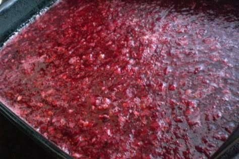 Cranberry Salad in Raspberry Jello with Cream Cheese Topping. Photo by Rollin in the Dough! Jello With Cream Cheese, Raspberry Jello Salad, Raspberry Jello, Cranberry Jello Salad, Cranberry Salad Recipes, Cranberry Jello, Jello Salads, Cream Cheese Topping, Cranberry Cream Cheese