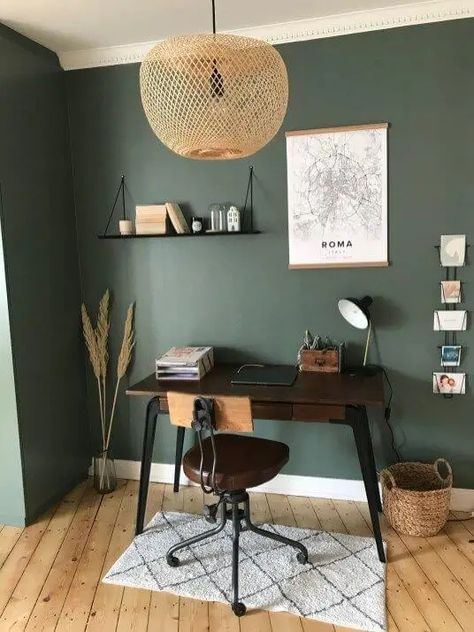 Benjamin Moore Cushing Green: Complete Color Review - Best Paint Color For Benjamin Moore Cushing Green, Cushing Green, Green Benjamin Moore, Benjamin Moore Green, Benjamin Moore Bedroom, First House Ideas, Dark Green Paint, Paint Color Guide, Colors 2025