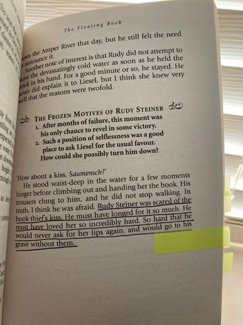 The Book Thief Annotations, The Book Thief Book, Rudy Steiner, Floating Books, Book Thief, The Book Thief, Book Annotation, I Love Books, Love Book