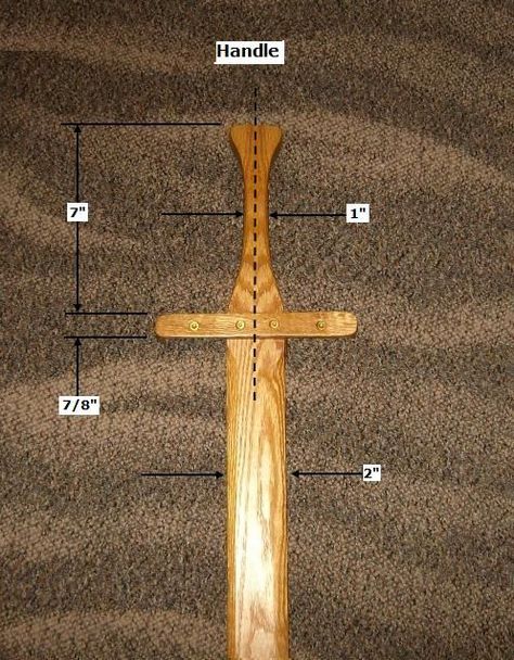 Free Wooden Toy Sword Plans - How to Make Toy Wooden Swords Wood Swords, Wooden Swords, Woodworking Toys, Cool Wood Projects, How To Make Toys, Wooden Projects, Kids Wood, Wood Toys, Wooden Crafts