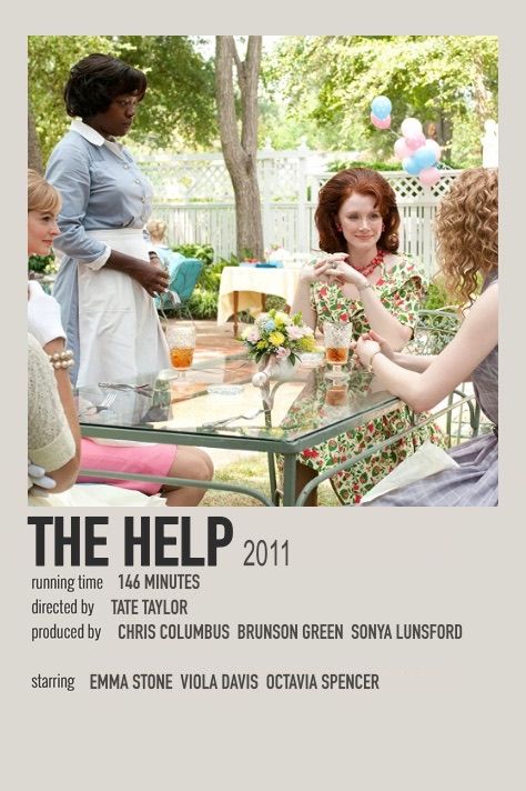 The Help Movie Poster, The Help Movie, Her Polaroid Poster, Minimalist Polaroid Film Posters, Polaroid Movie Poster, Alternative Movie Posters Polaroid, Movie Polorid Posters, Poloriod Movie Poster, Indie Movie Posters