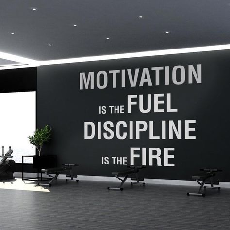 Motivation, Discipline, Exercise Stickers, Gym Wall Decal, Fitness Stickers, Gym, Gym Wall Art, Wall Decals, Wall Stickers, Decals, Stickers Gym Blackboard Ideas, Gym Decorating Ideas, Mini Gym At Home, Gym Decals Vinyls, Gym Wall Sayings, Home Gym Wall Sayings, Mini Gym At Home Ideas, Gym Wall Stickers, Mini Gym