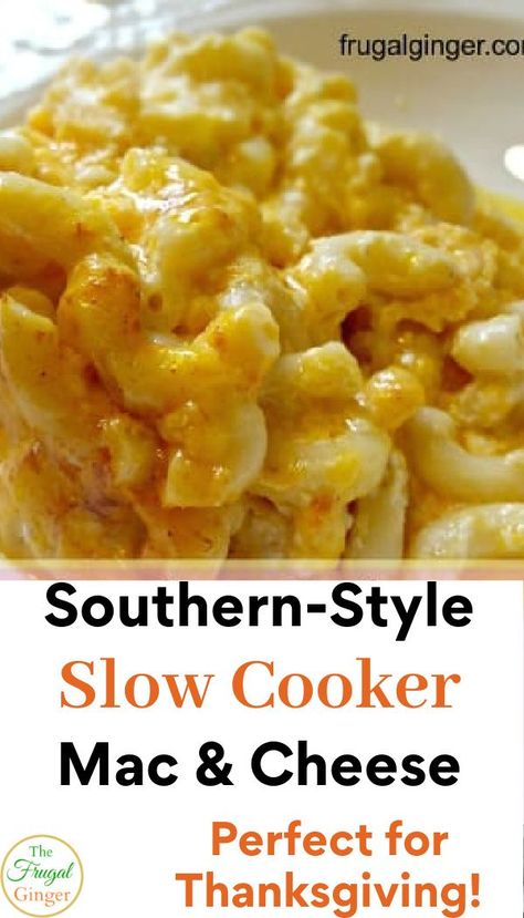 Slow Cooker Macaroni And Cheese Recipe, Slow Cooker Mac Cheese, Slow Cooker Mac And Cheese, Crockpot Mac N Cheese Recipe, Best Mac N Cheese Recipe, Crockpot Mac And Cheese, Southern Thanksgiving, Best Macaroni And Cheese, Macaroni Cheese Recipes