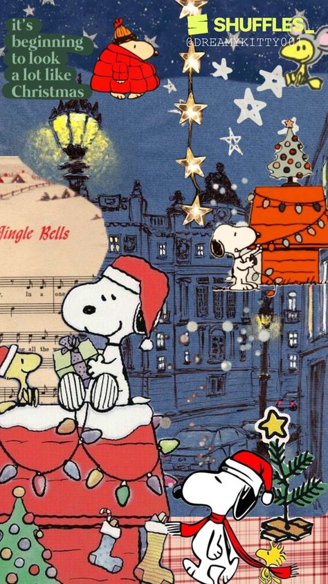 Created by dreamykitty001 on Shuffles Peanuts Wallpaper, Christmas Wallpaper Iphone Cute, Xmas Wallpaper, Snoopy Images, Cocoppa Wallpaper, Christmas Collage, Snoopy Wallpaper, Christmas Phone Wallpaper, Snoopy Pictures