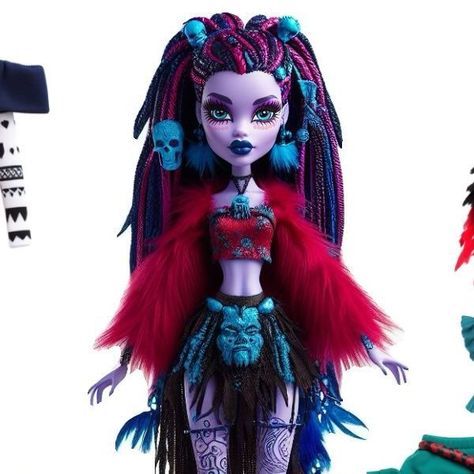 Slugmantha Mucus 🐌 on Instagram: "I ❤️ Fashion: Jane Boolittle (ai concept) 👗 👗 Disclaimer: Please be aware that the following images were generated by AI. This content is for entertainment purposes and inspiration. I do not claim this to be art, but rather a concept. 👗 👗 #monsterhigh #monsterhighdolls #monsterhighai #frankiestein #draculaura #clawdeenwolf #lagoonablue #cleodenile #monsterhigh2023 #skullector #collector #monsterhighdoll #aigenerated #fashiondoll #fashion #ilovefashion #iheartfashion #janeboolittle" Jane Boolittle, Lagoona Blue, Monster High Doll, Lol Dolls, A Concept, Monster High Dolls, Be Aware, Monster High, Fashion Dolls