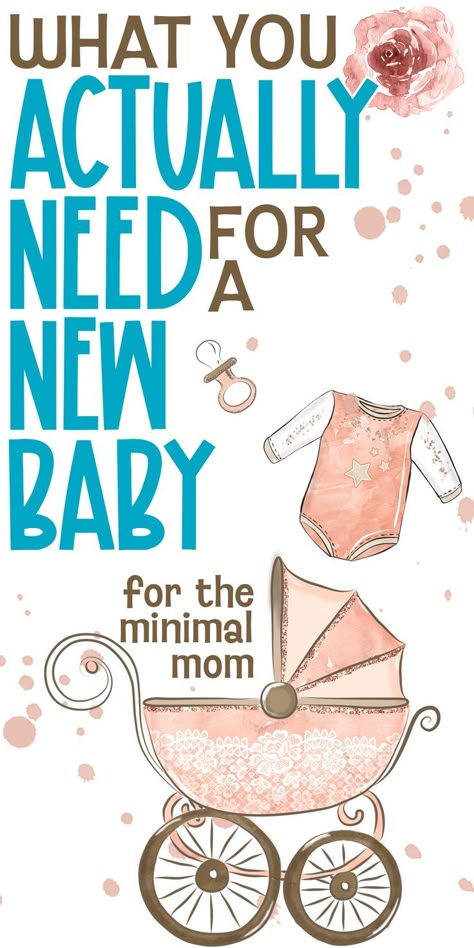 Looking for a baby item checklist or new baby necessities? If you aren't sure what you need for a baby (and what you really don't), you've come to the right place. Every year millions of parents (and well intentioned loved ones) spend hundreds of thousands on baby products that never get used. Here are the things you'll actually need as a new mom for your new baby without going overboard with baby stuff. New Baby Products 2023, First Time Mom Necessities, Must Haves For Nursery, List Of Baby Items Needed New Moms, Baby Necessities Checklist, Baby Buying Checklist, Baby Needs Checklist New Moms, What You Actually Need For Baby, How To Take Care Of A New Born Baby