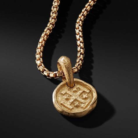 Shipwreck Coin Amulet in 22K Gold Sunken Pirate Ship, Pendants For Men, David Yurman Mens, Pendants Gold, 22k Gold Jewelry, Gold Chains For Men, Shipwreck, Pirate Ship, Mens Pendant