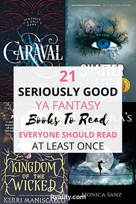 21 Amazing YA Fantasy Books you Absolutely Must Add To Your List🔆#LoveStory #RomanticEncounters #HeartfeltConnections #DateNightIdeas #SoulmateSearch #FlirtyFridays #CandlelitDinners #StarryEyedMoments #LoveQuotes #DreamyDates #WhisperedPromises #AmourAdventures Popular Ya Fantasy Books, Best Fantasy Audiobooks, Books To Read Fantasy Adventure, The Best Fantasy Books, Fiction Fantasy Books, Best Ya Books Of All Time, Feminist Fantasy Books, Best Ya Fantasy Romance Books, Fantasy Reading List