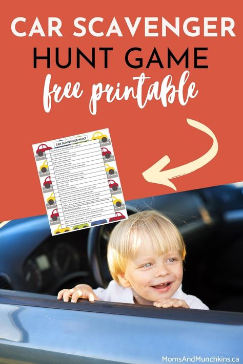 Tired of playing the good old "I Spy" while driving with your kids in the car? Try the fun ideas from our Car Scavenger Hunt game for some variety! Car Scavenger Hunt, Treasure Hunt Ideas, Scavenger Hunt For Teens, Scavenger Hunt List, Boy 16th Birthday, Graduation Party Games, Scavenger Hunt Games, Free Printable Games, Scavenger Hunt For Kids