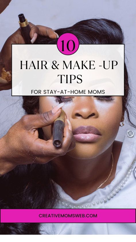 One Minute Hairstyles, Quick Hair, Makeup For Moms, Easy Tricks, Hair And Makeup Tips, Stay At Home Moms, Effortless Beauty, Enhance Your Beauty, Makeup And Hair