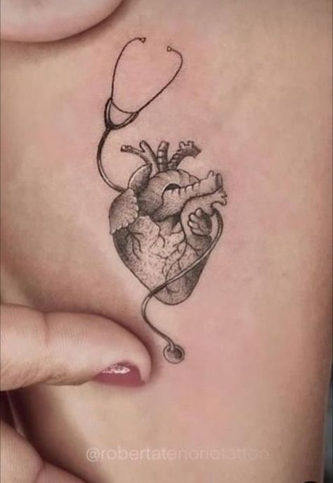 Medical Tattoos For Women, Medical Tattoos, Nurse Tattoo, Medical Tattoo, Elegant Curtains, Tattoo Drawings, Tattoos And Piercings, Tattoos For Women, Vintage Christmas