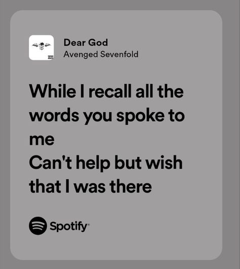 Dear God Avenged Sevenfold, A7x Lyrics, Avenged Sevenfold Lyrics, Avenged Sevenfold, Describe Me, Dear God, Music Quotes, Pretty Quotes, Losing Me