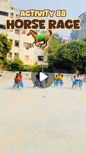 Jaideep Solanki on Instagram: "Very Close Battle
Who wins? 
Activity 88 - Horse Race 🐎 | Recreational Activity" Horse Race Game, Horse Race, Games Activities, Recreational Activities, Game Ideas, Activity Games, Horse Racing, Games To Play, Horses