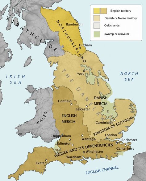 London's Viking Lineage - HeritageDaily - Archaeology News Anglo Saxon Kingdoms, Saxon History, Anglo Saxon History, Map Of Britain, History Of England, Uk History, King Edward, Ancient Maps, Viking History