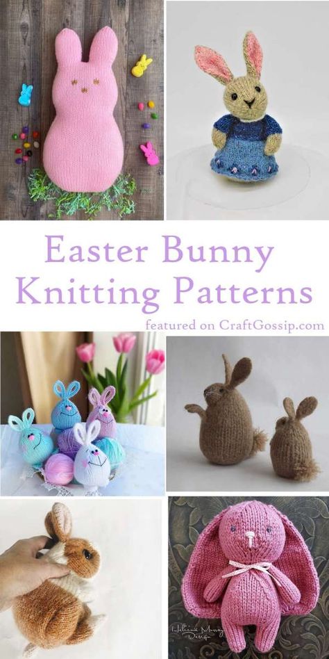 Easter Bunny Knitting Patterns – Knitting Bunny Knitting Pattern, Christmas Knitting Patterns Free, Knitting Pin, Dishcloth Knitting Patterns, Knitting Patterns Toys, Christmas Knitting Patterns, Quick Knits, Free Knitting Patterns, Bunny Rabbits