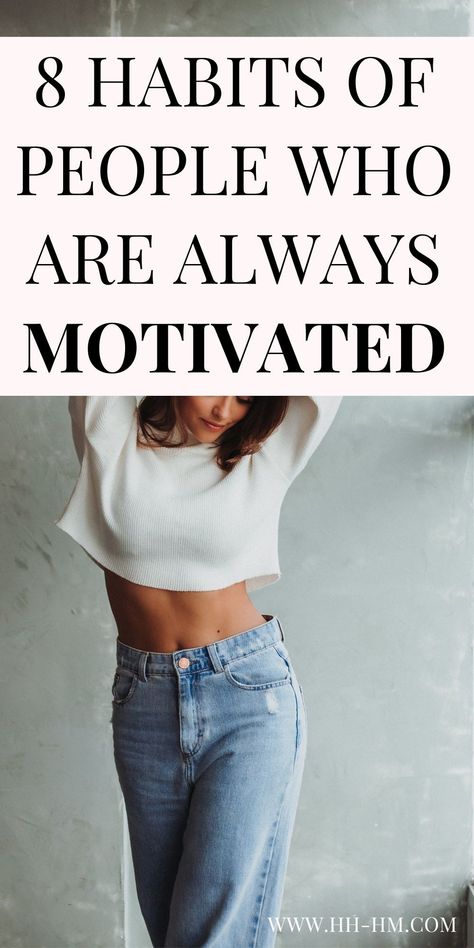 9 habits to stay motivated! Learn how to get motivated and how to remain this way through simple changes and practices you can start today. What Is Motivation, Inspiration For Working Out, Motivation To Get Healthy, How To Gain More Energy, How To Become More Motivated, How To Be More Consistent, Get Disciplined, How To Gain Motivation, How To Get Motivated In Life